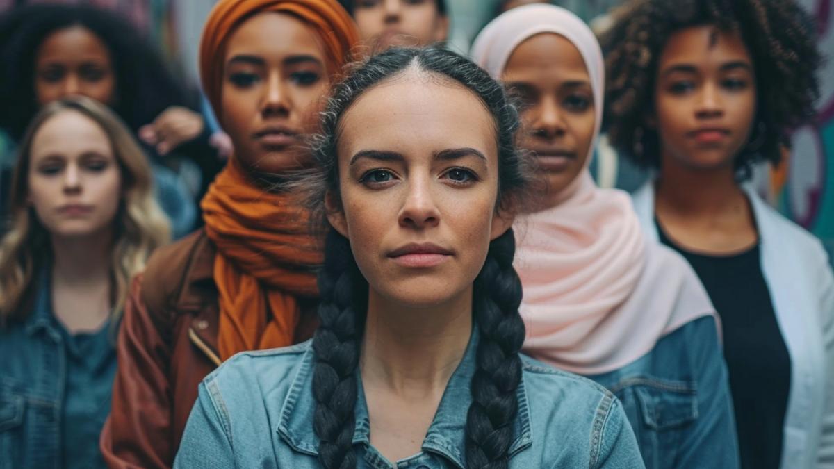 Девушки разных наций