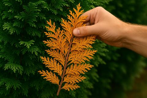 Хвойный опад используется садоводами как долговечная мульча защищающая растения от вымерзания — Алексей Гринёв