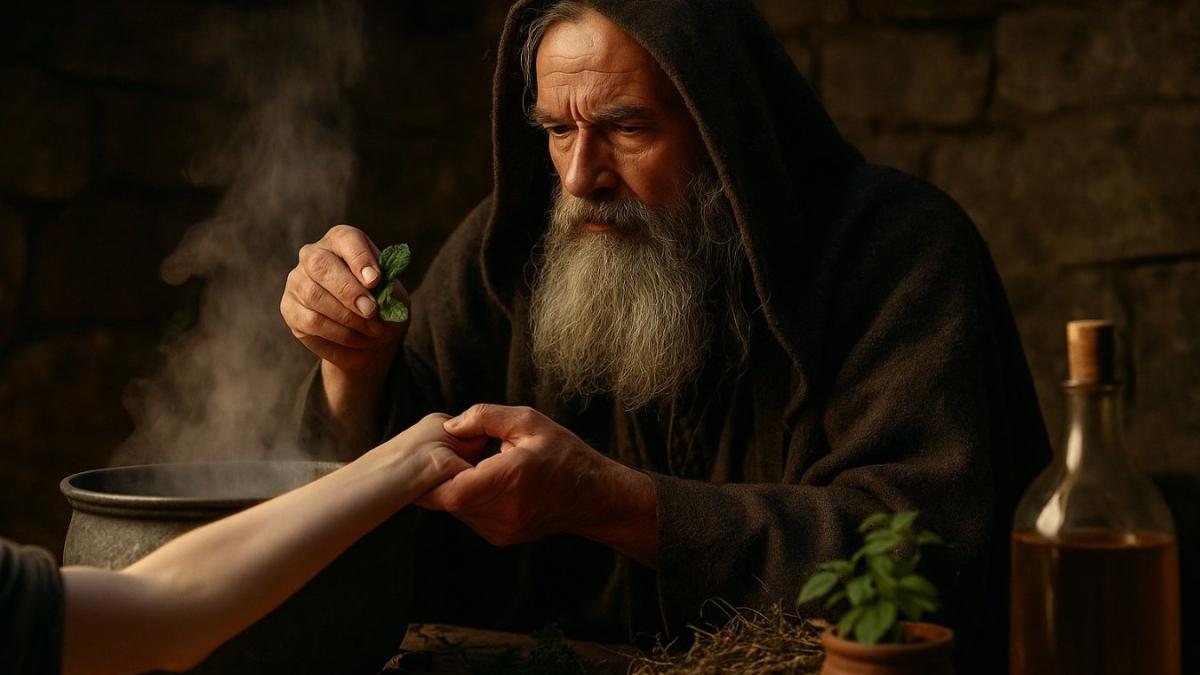 Средневековый колдун