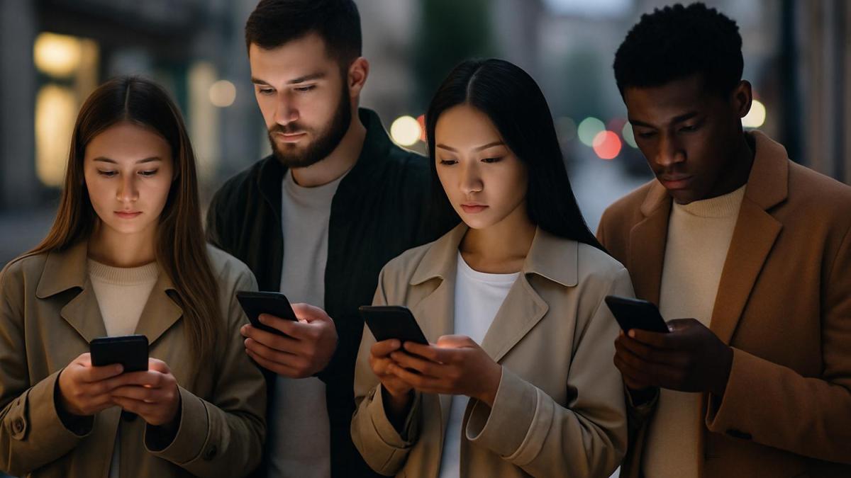 Люди и смартфоны Люди и смартфоны