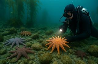 Nature Ecology: гибель миллионов морских звёзд в Тихом океане вызвана инфекцией виброн