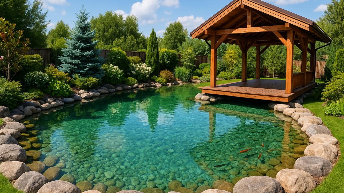 Декоративный пруд