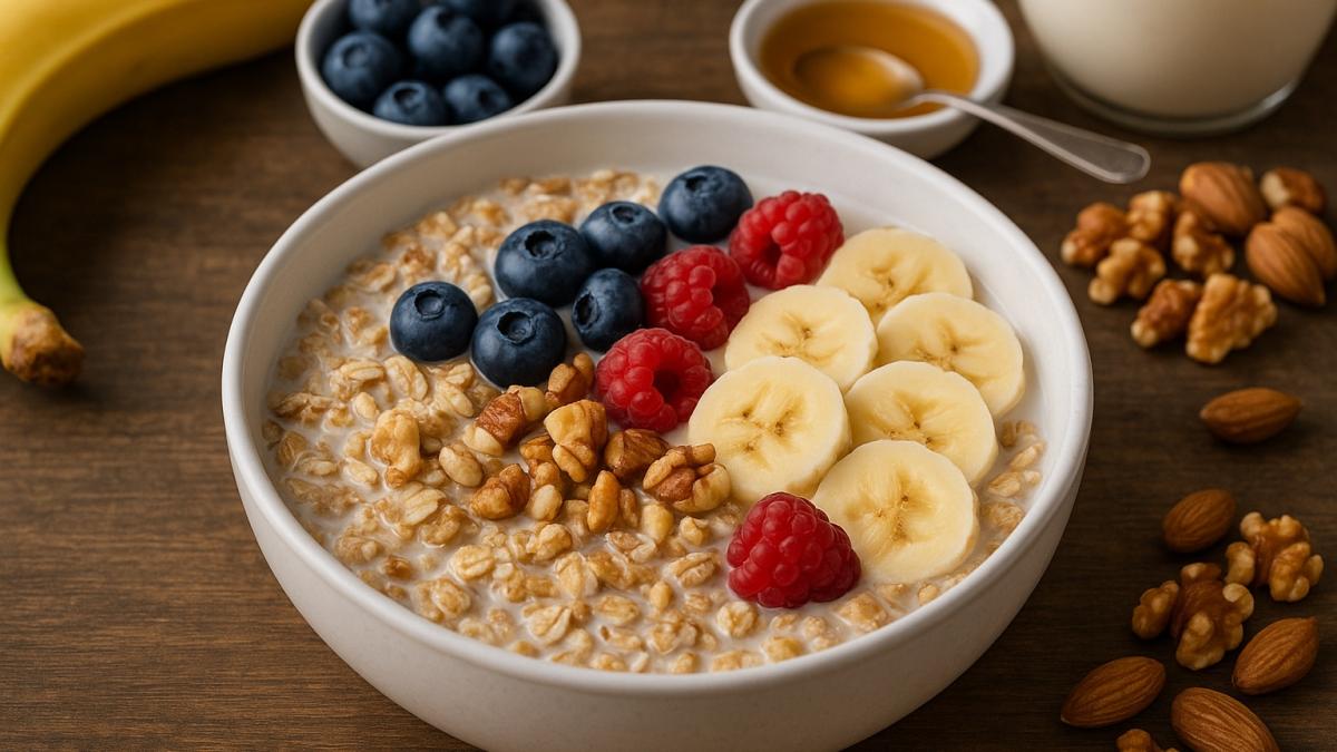 Мюсли с миндальным молоком