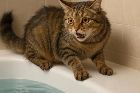 Ветеринары: кошек можно купать раз в 2–3 месяца при температуре воды около 38 °C Ветеринары: кошек можно купать раз в 2–3 месяца при температуре воды около 38 °C