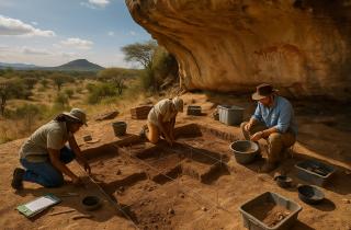Первая группа фигур с руками и предметами датируется XI века — Виктор Сингх