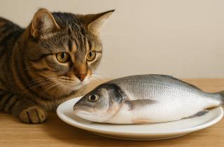 Кошки начали есть рыбу, когда стали жить рядом с людьми у водоёмов