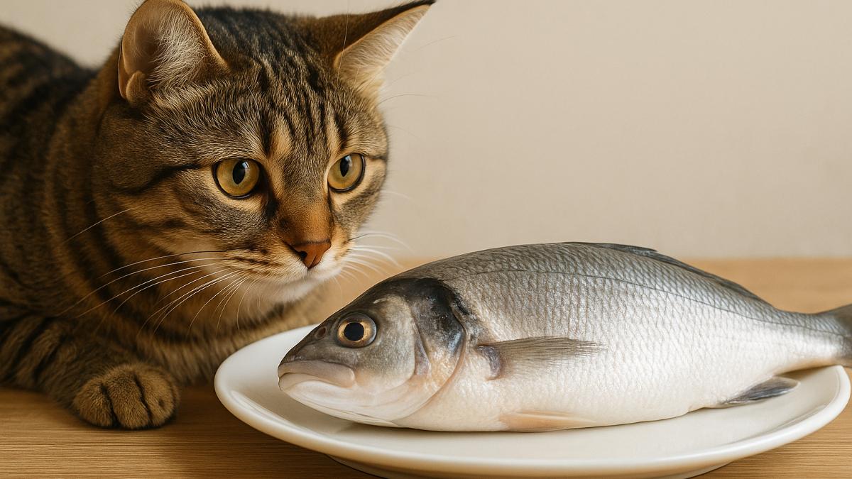 Кошка и рыба