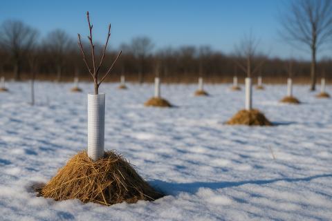 Декабрьские работы на участке повышают выживаемость сада и будущий урожай — садоводы