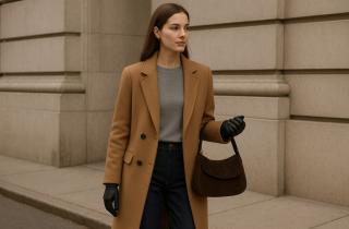 Модные стилисты: замшевая сумка и кожаные перчатки делают зимний образ дорогим без лишних затрат