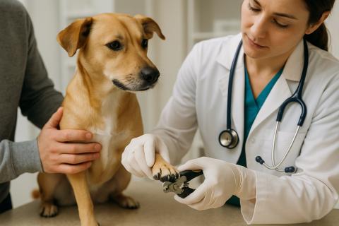 Чёрный цвет когтей у собак определяется пигментом меланином Чёрный цвет когтей у собак определяется пигментом меланином