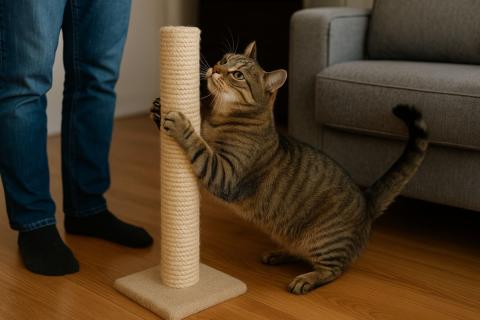 83% кошек используют несколько когтеточек одновременно