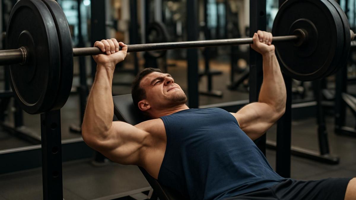 Жим лёжа в наклоне