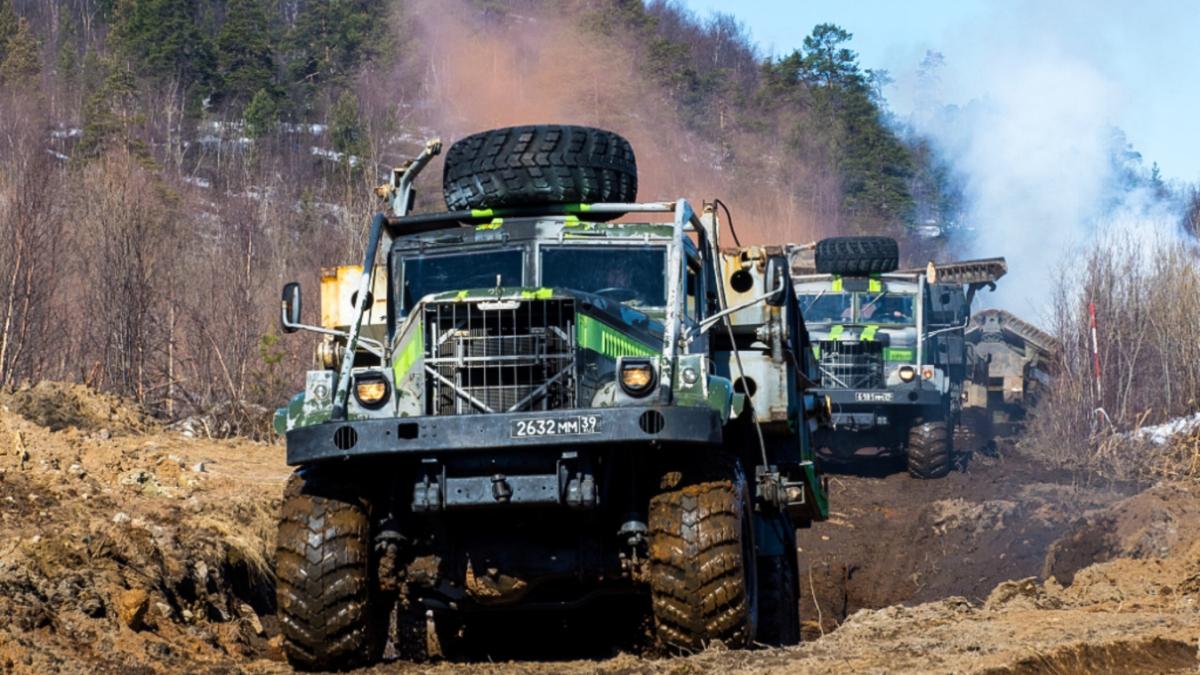 ТММ-3 на тренировке военных инженеров Северного флота
