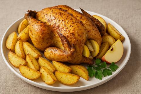 Челюсть отвисла: курица в духовке целиком — аромат по дому, а вкус лучше, чем у бабушкиных рецептов