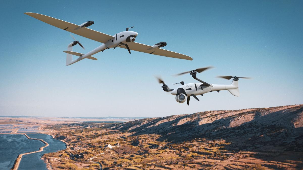 Беспилотники Quantum-Systems Vector и Scorpion UAS