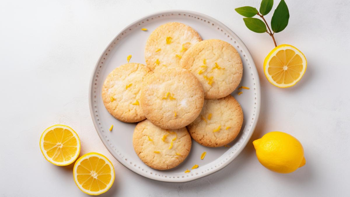 Лимонное печенье