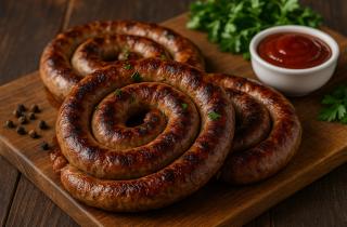 Смешал мясо с чесноком и тимьяном — колбаса исчезает со стола за минуты: секрет аромата раскрыт