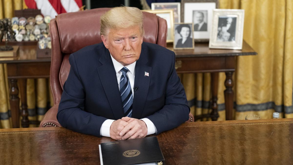 Трамп в кабинете