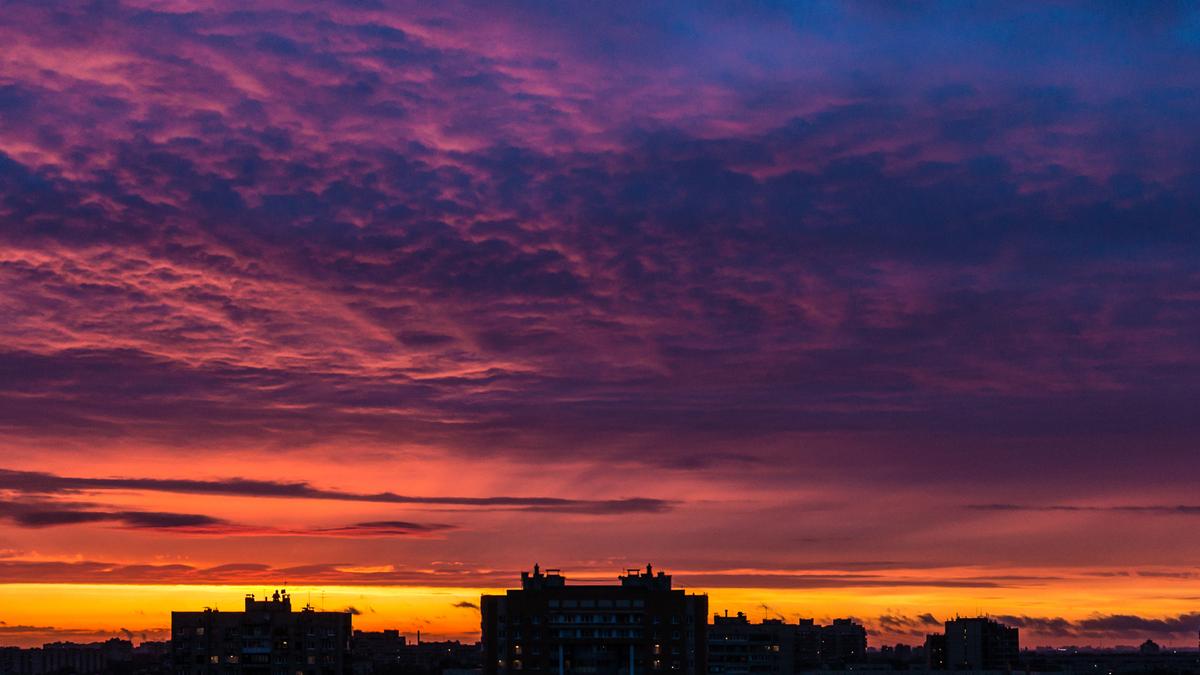Закат в Санкт-Петербурге
