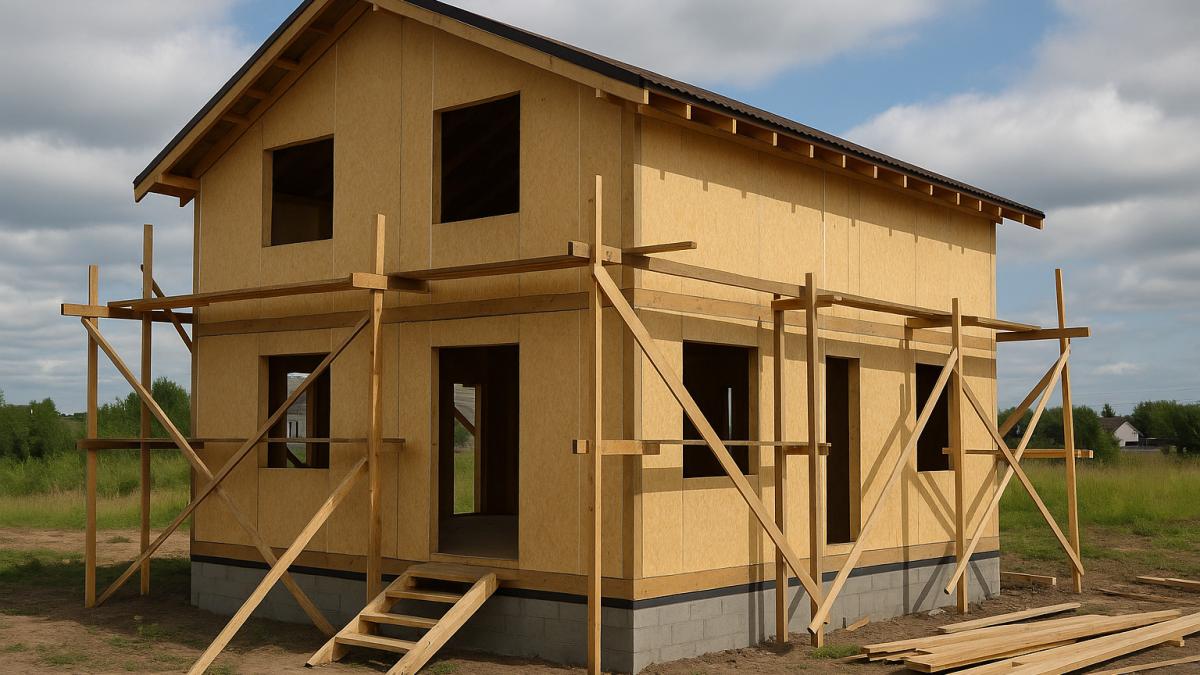 дом из СИП панелей