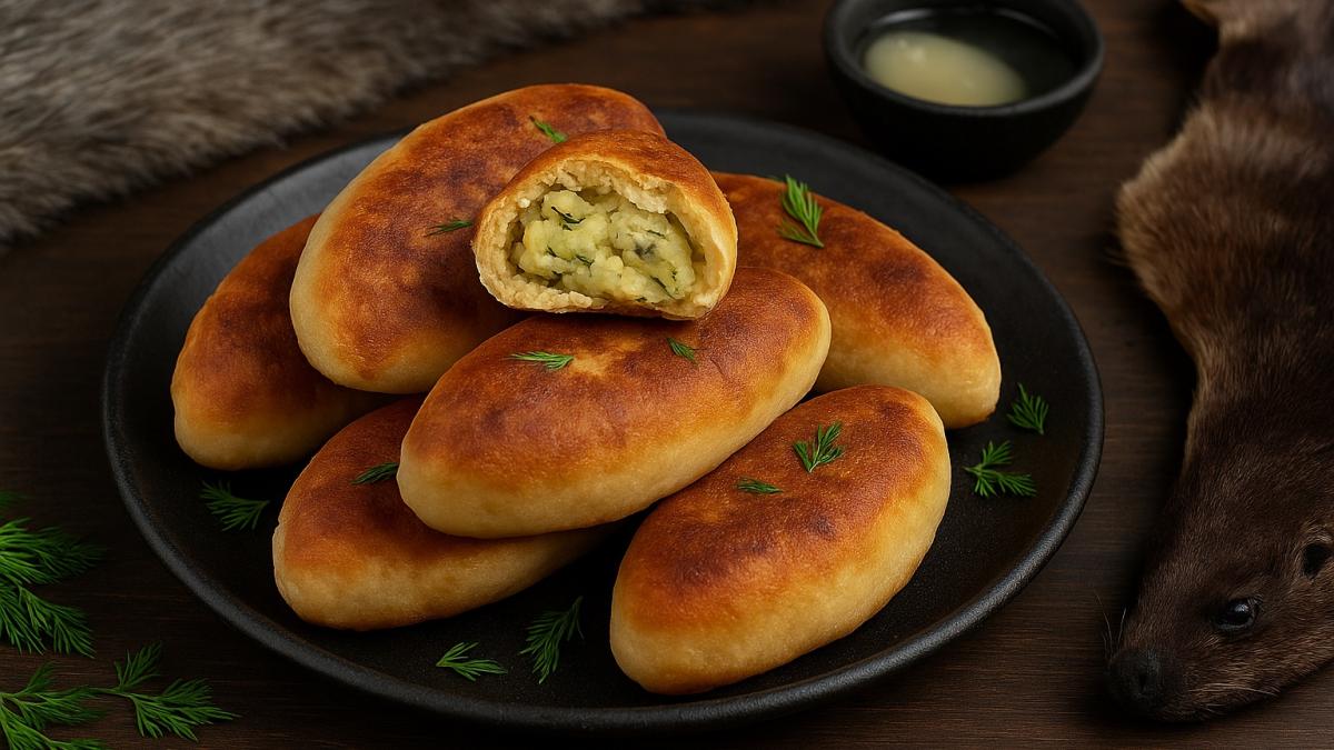 Пирожки из тюленьего жира с травами