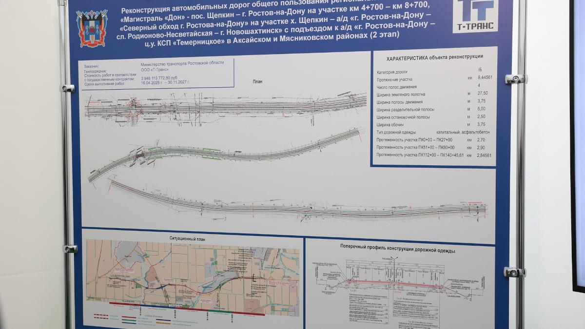 Новая дорожная развязка в Ростове-на-Дону