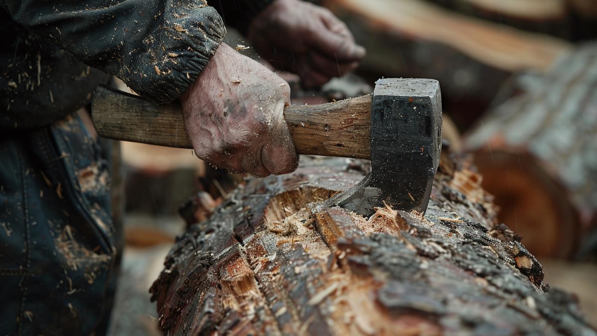 Мужчина с топором