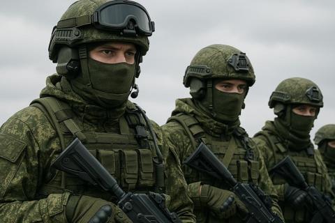 Военнослужащие ВДВ провели новогоднюю акцию в подшефной школе Донецка — МО РФ