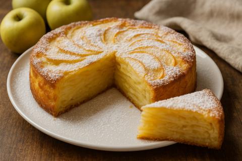 Яблочный пирог на сметане с изюмом и хрустящей посыпкой готовят в духовке при 180 градусах — повара