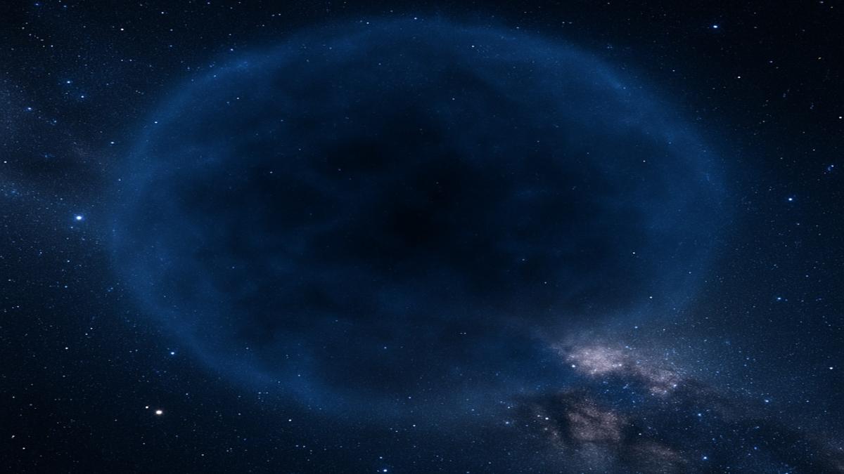 Тёмная материя в космосе