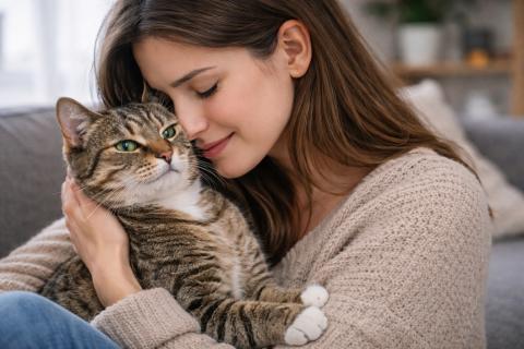 Спит на вещах и ходит по пятам: странное поведение питомца указывает на скрытую стадию доверия