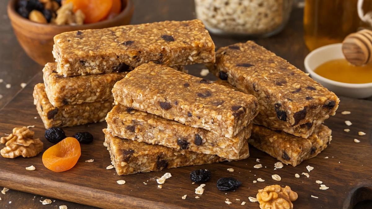 Батончики из овсянки и сухофруктов