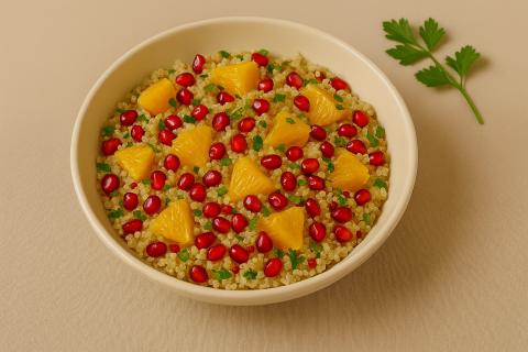 Кулинарные специалисты рекомендуют салат с гранатом и сыром