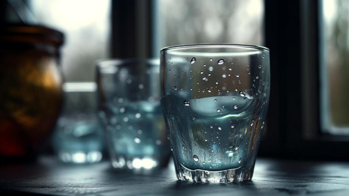 Вода в стакане