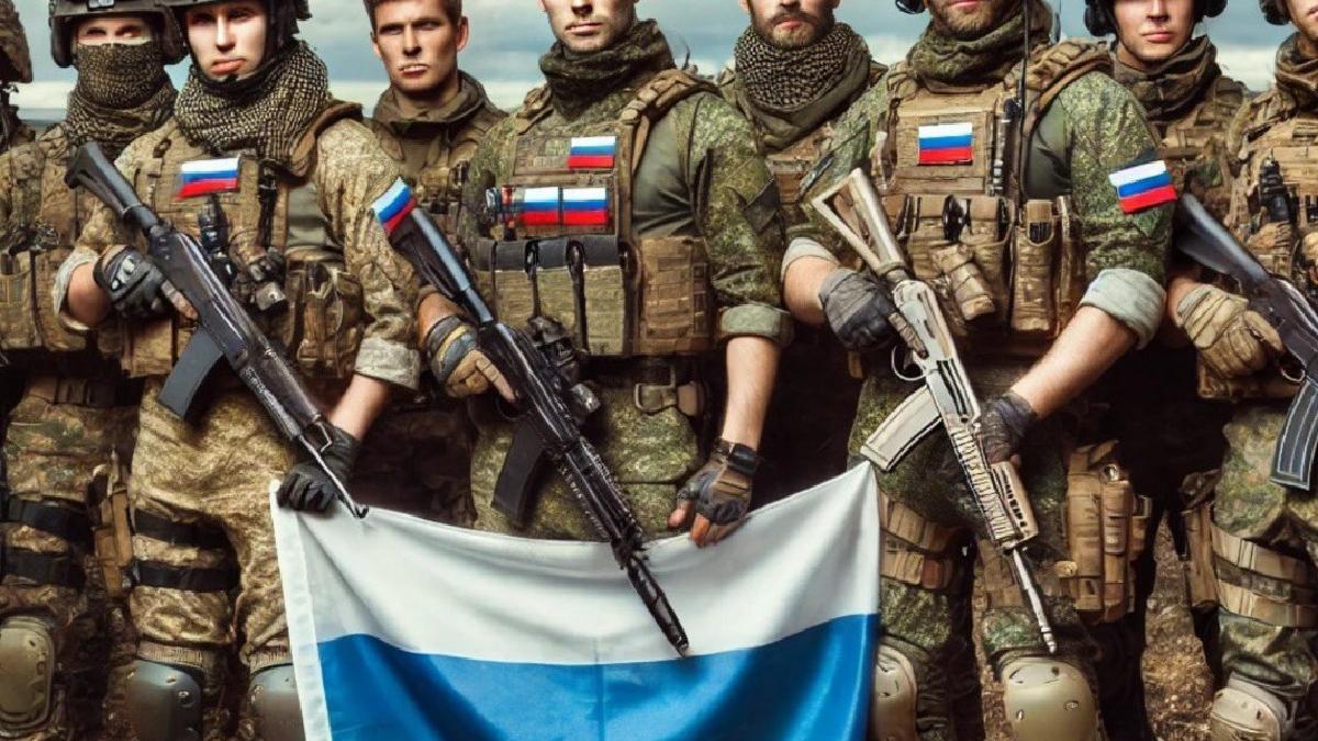 Бойцы армии РФ