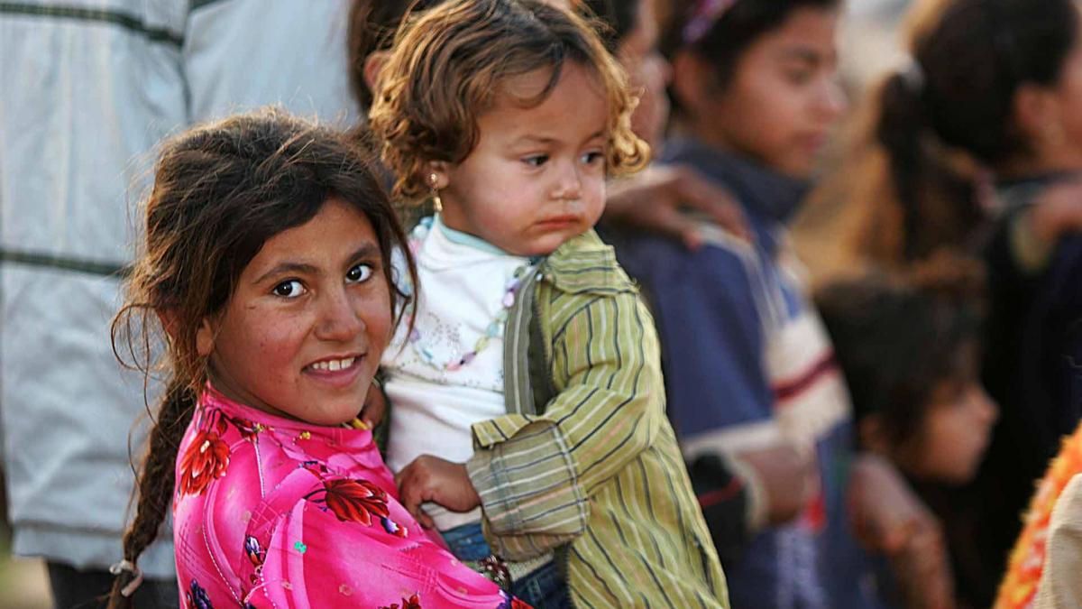 Iraqi refugee children, Damascus, Syria