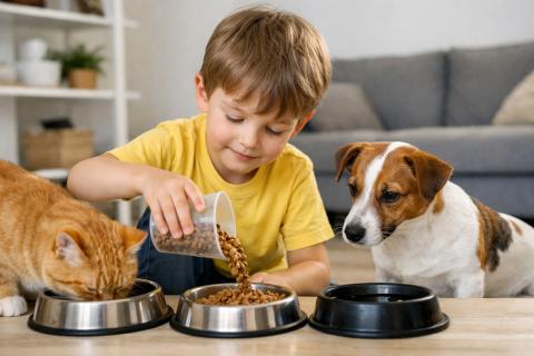 Кошка выпрашивает корм и управляет хозяином: простая ошибка в реакции закрепляет навязчивый ритуал