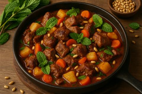 Рецепт мяса с картошкой в духовке: ингредиенты и пошаговая инструкция