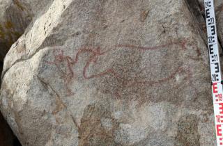 Наскальные рисунки в Девели возле Кайсери датированы 6000 годом до н.э.