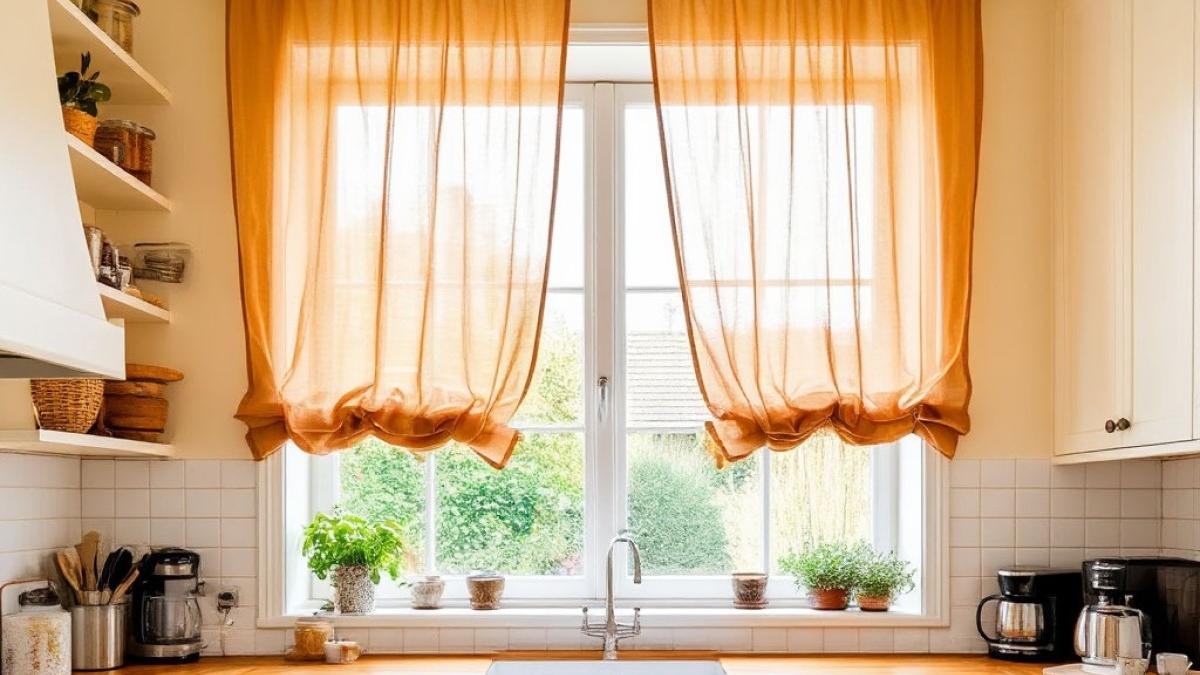 Шторы на кухне