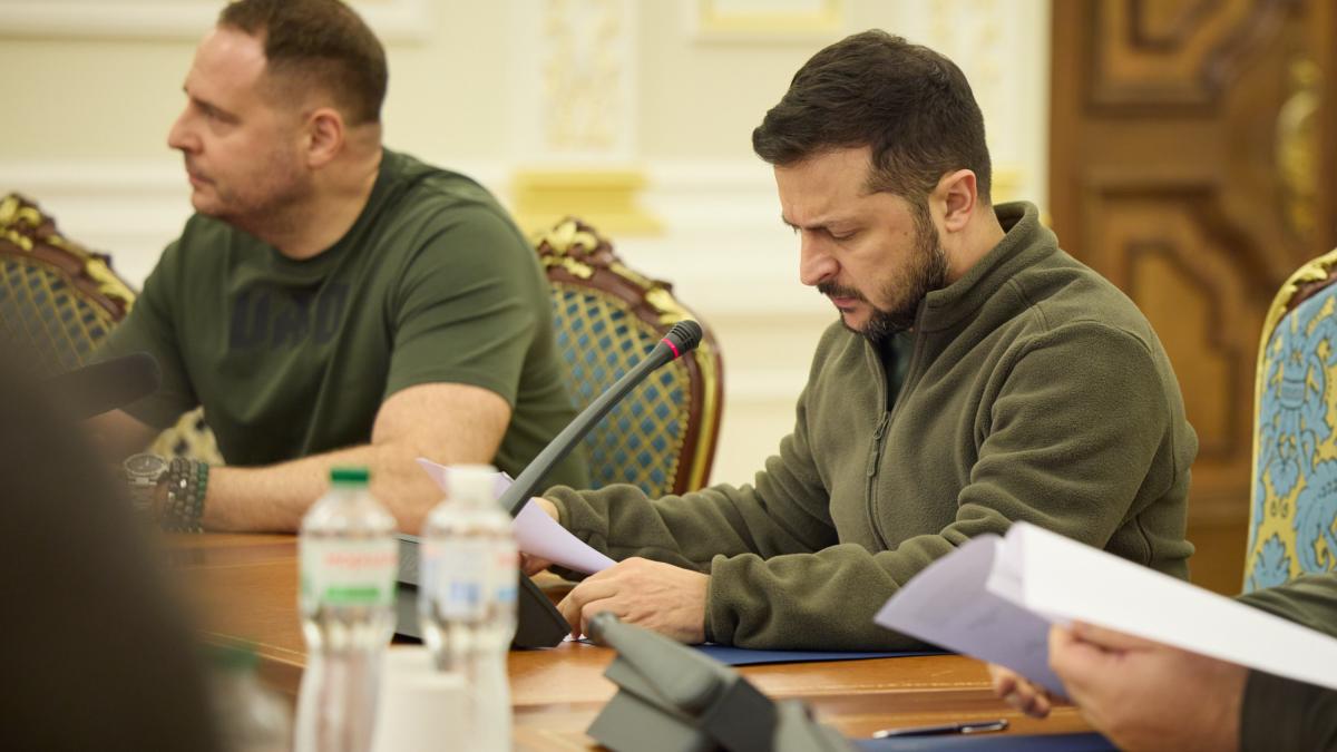 Владимир Зеленский и Андрей Ермак