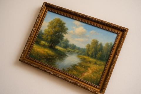 Эксперты рассказали, как повесить картины и зеркала без сверления стен