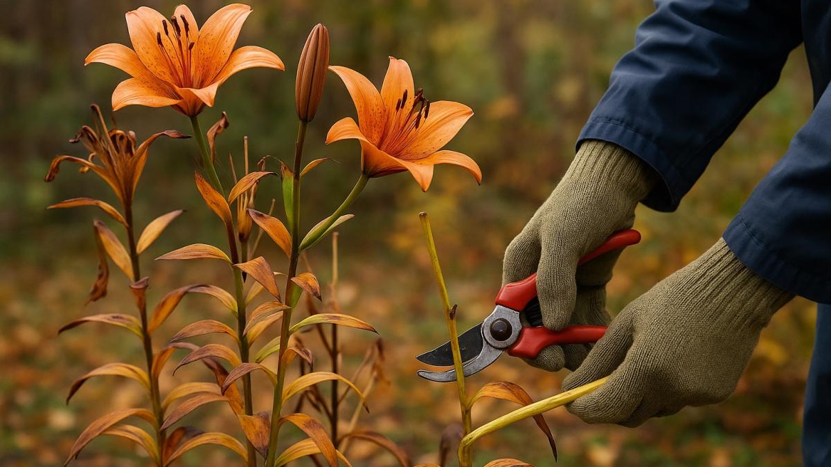 Обрезка лилий в сентябре Обрезка лилий в сентябре