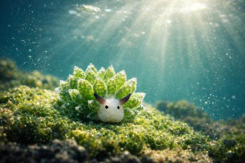 Морской слизень использует солнечный свет как источник энергии — Nature