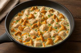 Куриное филе в сметанном соусе сохраняет сочность при правильном приготовлении