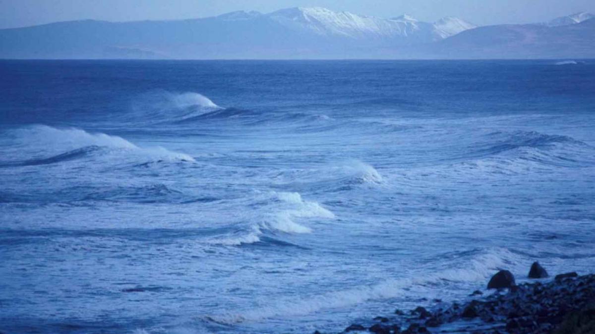 Ocean landscape from shore