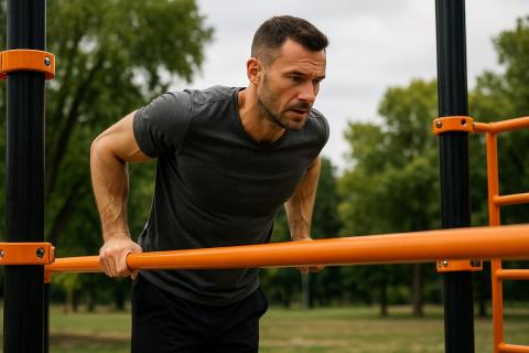 Спортивный эксперт: отжимания на брусьях укрепляют низ груди и плечевой пояс Спортивный эксперт: отжимания на брусьях укрепляют низ груди и плечевой пояс