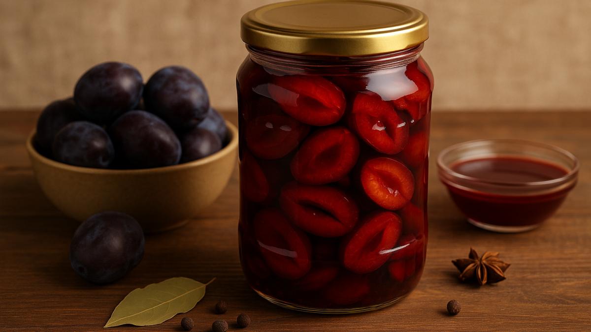 Сладкие маринованные сливы Сладкие маринованные сливы