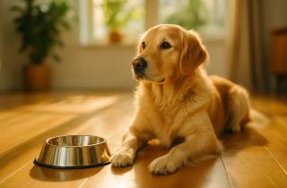 Отказ собаки от миски вызывает переход к кормлению с руки