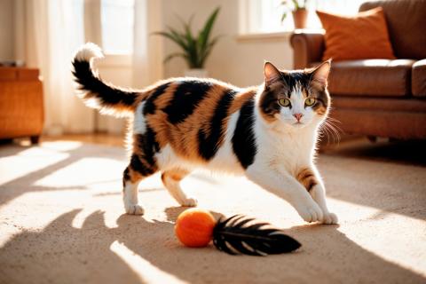 Домашние кошки используют диван для наблюдения за домом — Minutes Maison